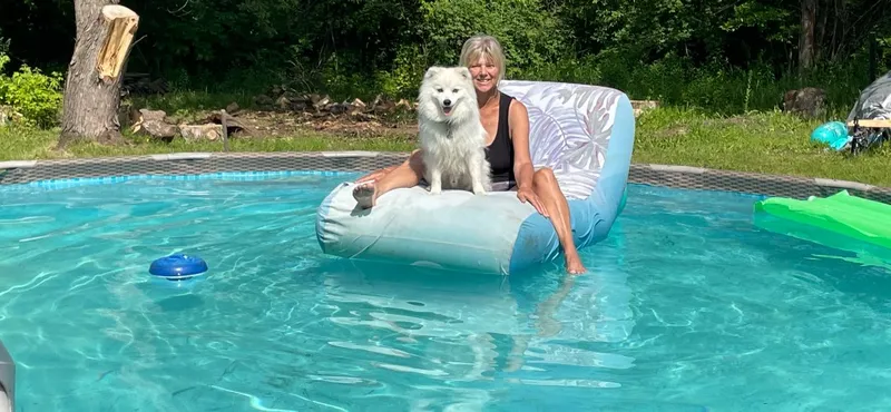 Hot tub being filled with fresh water delivery in Ottawa