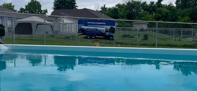 Well water refill service replenishing a residential well in Ottawa